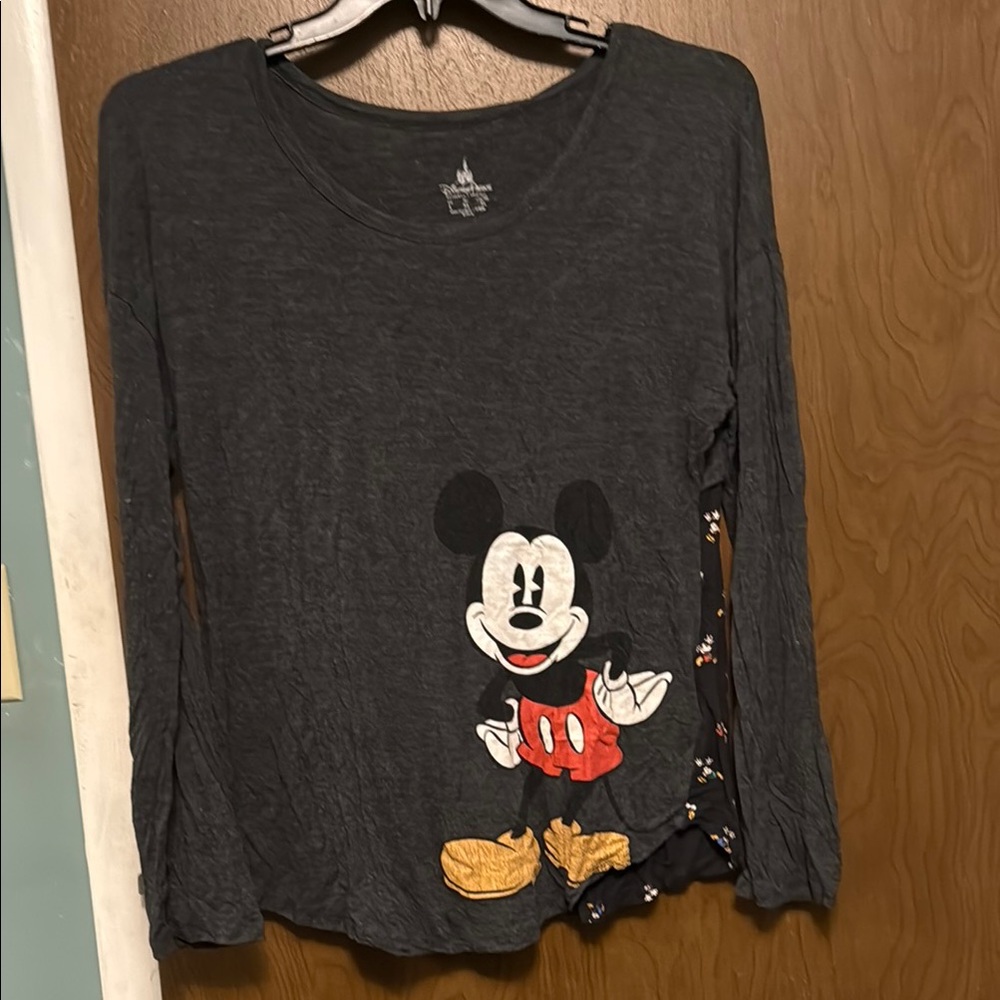 Disney Parks Mickey Mouse Charcoal Tee size L